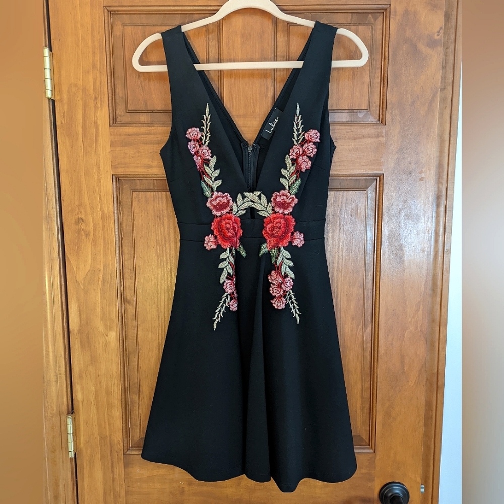 Lulus Black Skater Dress
